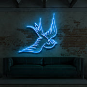 Swallow For Tattoo Studio Neon Sign