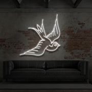 Swallow For Tattoo Studio Neon Sign