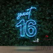 Sweet 16 Birthday Neon Sign