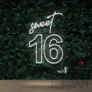 Sweet 16 Birthday Neon Sign