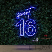 Sweet 16 Birthday Neon Sign