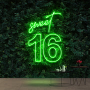 Sweet 16 Birthday Neon Sign