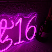 Sweet 16 Pink Neon Sign