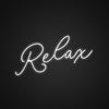 Swirly Relax Neon Sign