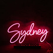 Sydney Red LED Neon Sign