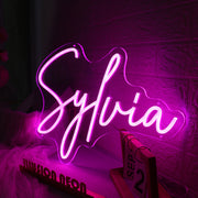 Sylvia Pink Neon Sign