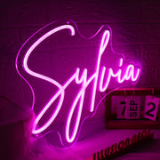 Sylvia Pink Neon Sign