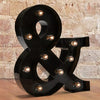 Symbol & Black Decor Marquee Light