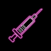 Syringe Neon Sign