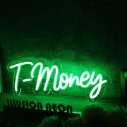 T-Money Green Neon Sign