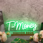 T-Money Green Neon Sign