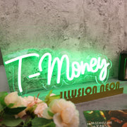 T-Money Green Neon Sign