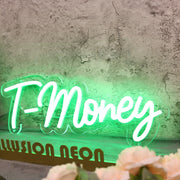 T-Money Green Neon Sign