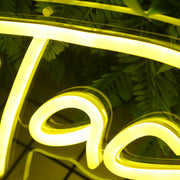 Tacos And Tequila Yellow Neon Sign