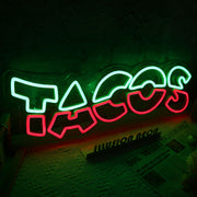 TACOS Neon LED Sign