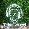 Take Sound White Custom Neon Sign