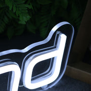 Take Sound White Custom Neon Sign