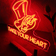 Take Your Heart Neon Sign