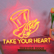 Take Your Heart Neon Sign