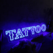 TATTO Blue Custom Neon Sign