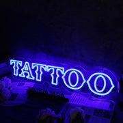 TATTO Blue Custom Neon Sign