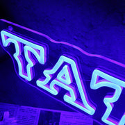 TATTO Blue Custom Neon Sign