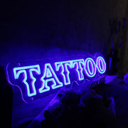 TATTO Blue Custom Neon Sign