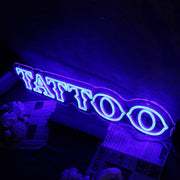 TATTO Blue Custom Neon Sign