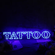 TATTO Blue Custom Neon Sign