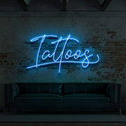 Tattoo Cursive For Tattoo Parlours Neon Sign