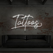 Tattoo Cursive For Tattoo Parlours Neon Sign