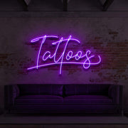 Tattoo Cursive For Tattoo Parlours Neon Sign