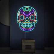 Tattoo Skull Neon Sign