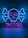 TATTOO Skull Neon Signs