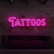 Tattoos Double Line Neon Sign