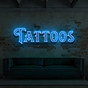 Tattoos Double Line Neon Sign