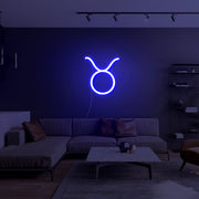 Taurus Zodiac Neon Sign