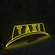 Taxi Light Sign Yellow Neon Sign