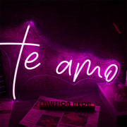 Te Amo Neon Sign