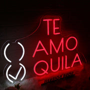 TE AMO TEQUILA Red Neon Sign