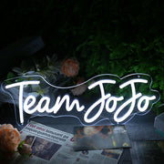 Team Jojo Neon Sign