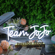 Team Jojo Neon Sign