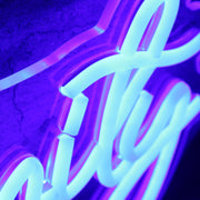 Team Smity Blue Neon Sign