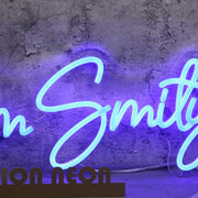 Team Smity Blue Neon Sign