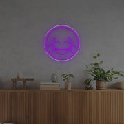 Tear Of Joy Emoji LED Neon Sign