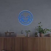 Tear Of Joy Emoji LED Neon Sign