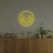 Tear Of Joy Emoji LED Neon Sign