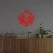 Tear Of Joy Emoji LED Neon Sign