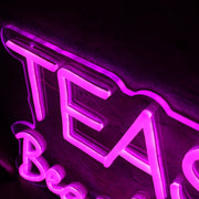 Tease Beauty Bar Pink Neon Sign