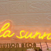 Tequila Sunrise Orange Neon Sign